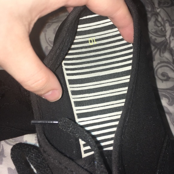 Black Canvas Shoes - Picture 3 of 5